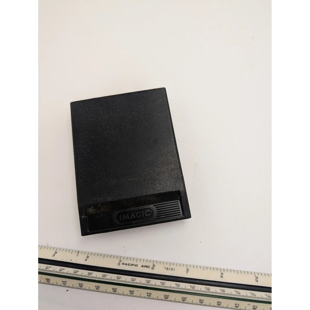 Atari 2600 Dragonfire Imagic Video Game Cartridge Silver Label‎ 1982 Vintage